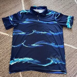 Scales marlin strike polo sz M
